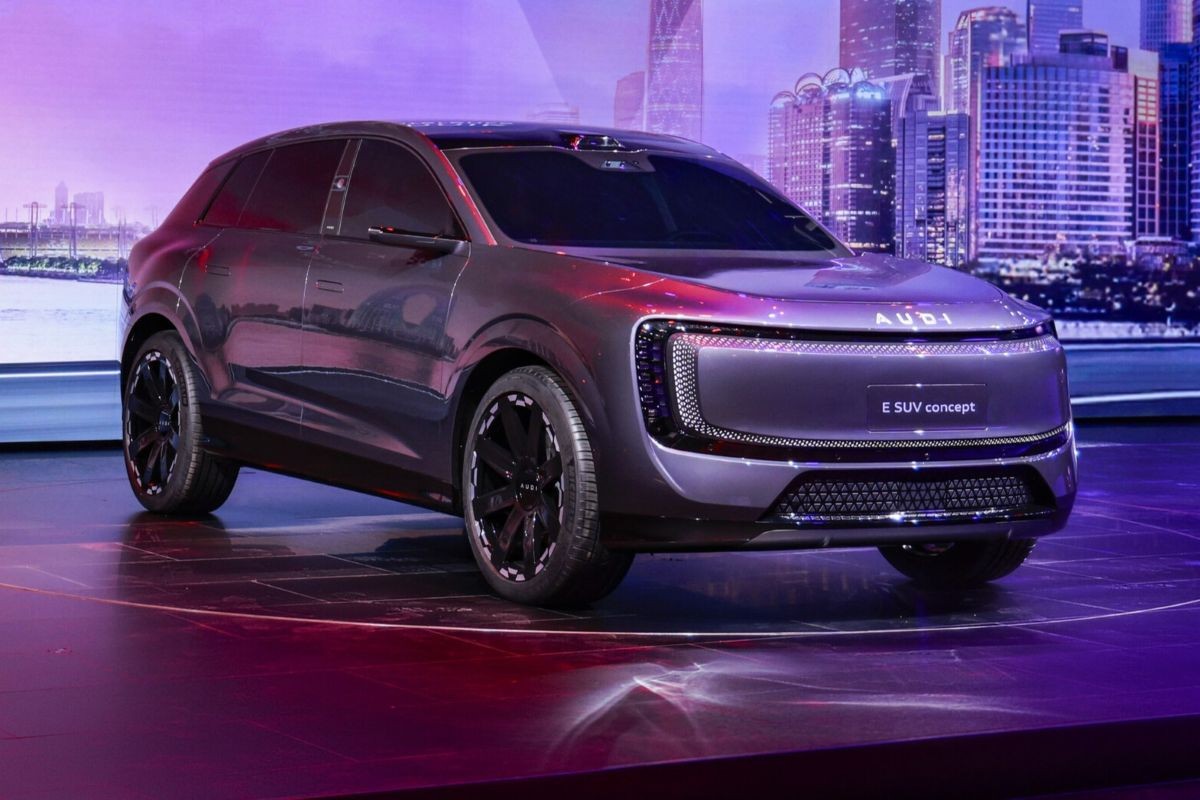 AUDI E SUV konseptet avduket: Flagship-elbil utviklet med SAIC og over 700 km rekkevidde